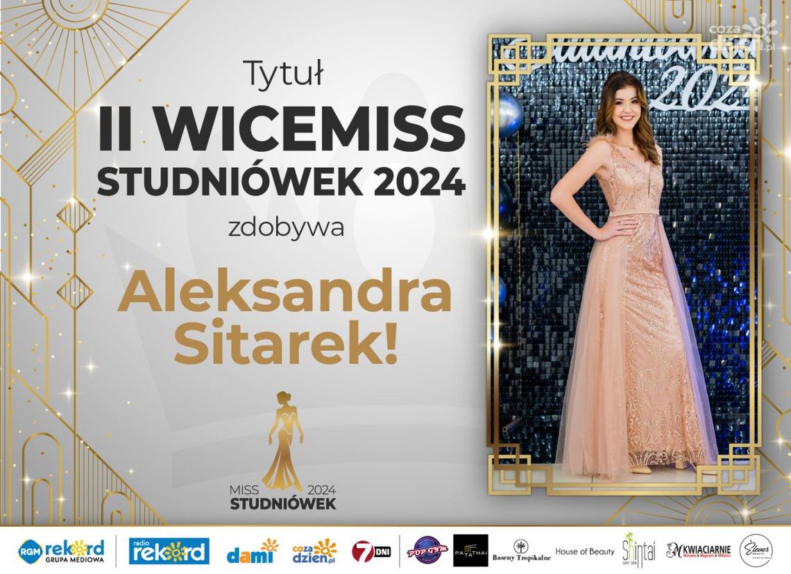 Miss Studniówek 2024: Znamy II Wicemiss Miss Studniówek 2024: Znamy II Wicemiss