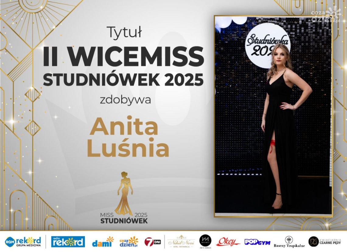 Miss Studniówek 2025: Wybraliście drugą vicemiss!