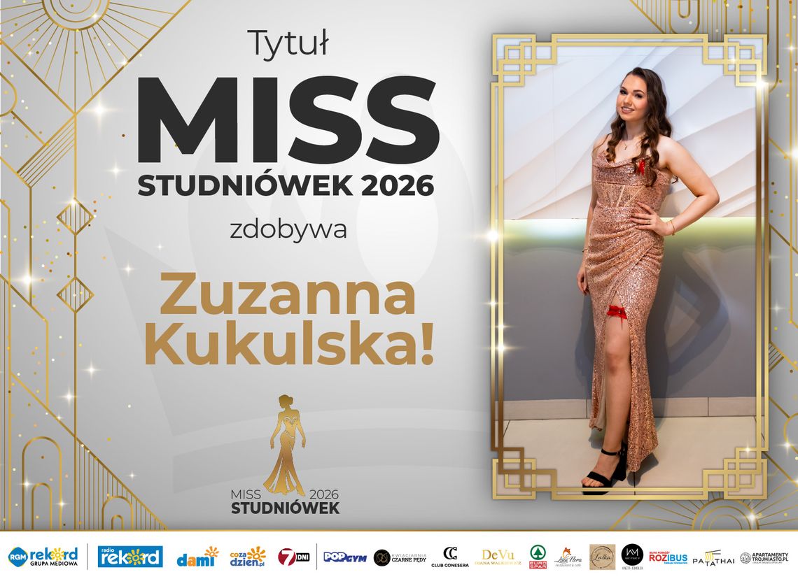 Miss Studniówek 2026: Kto otrzymał tytuł ,,Miss''?