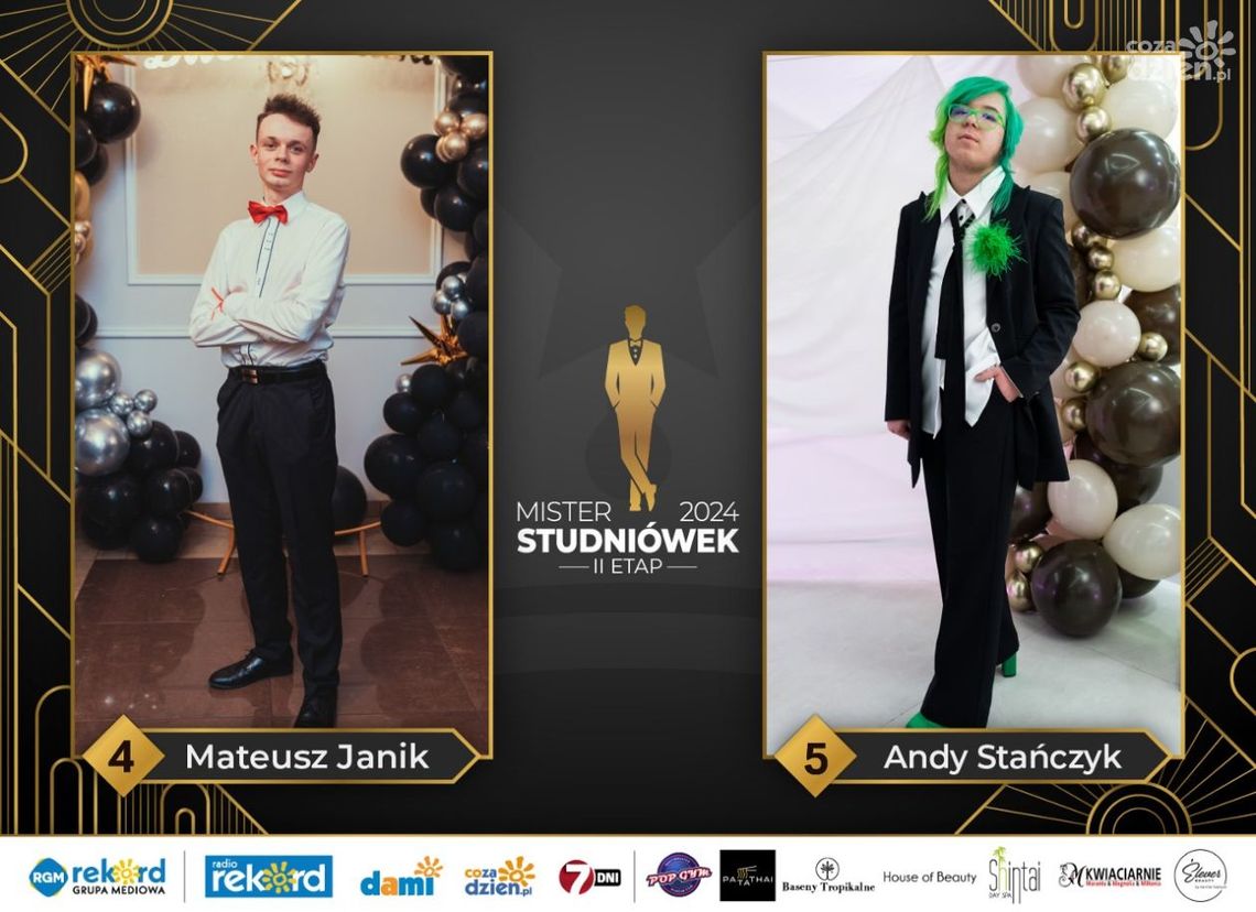 Mister Studniówek 2024: Kto przejdzie do półfinału?