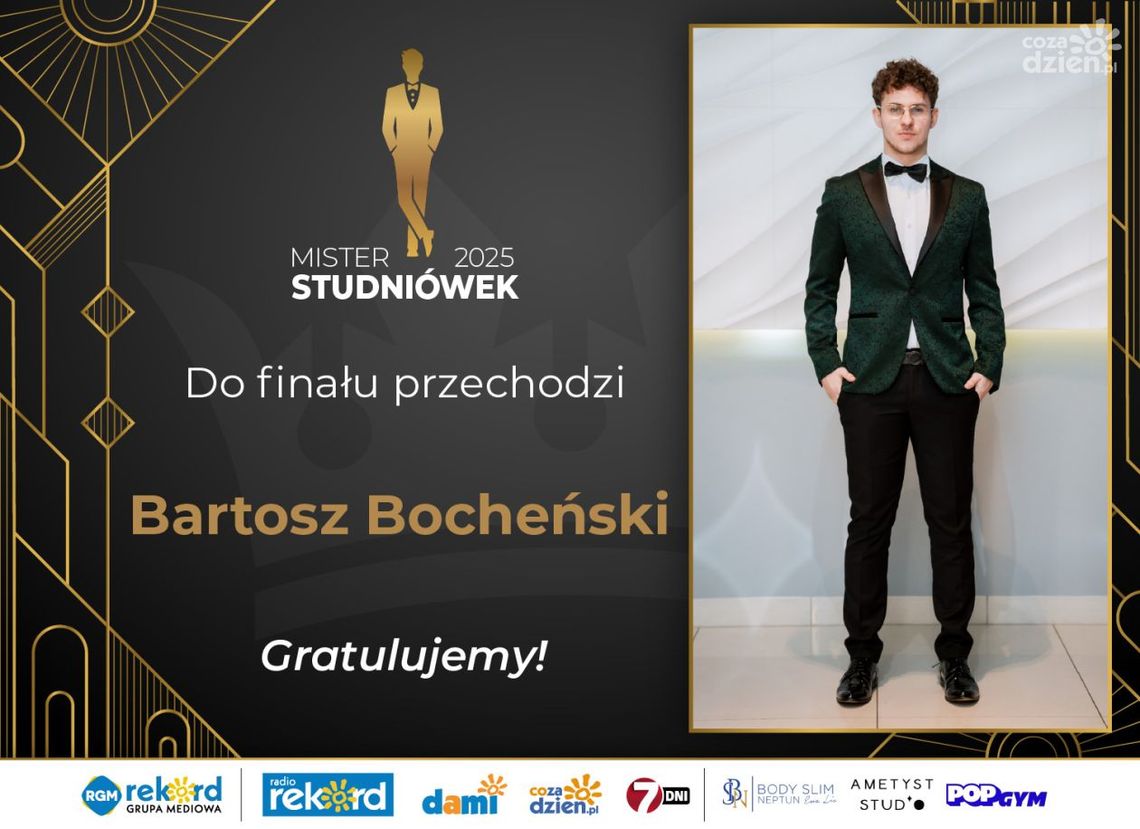 Mister Studniówek 2025: Jest pierwszy finalista!