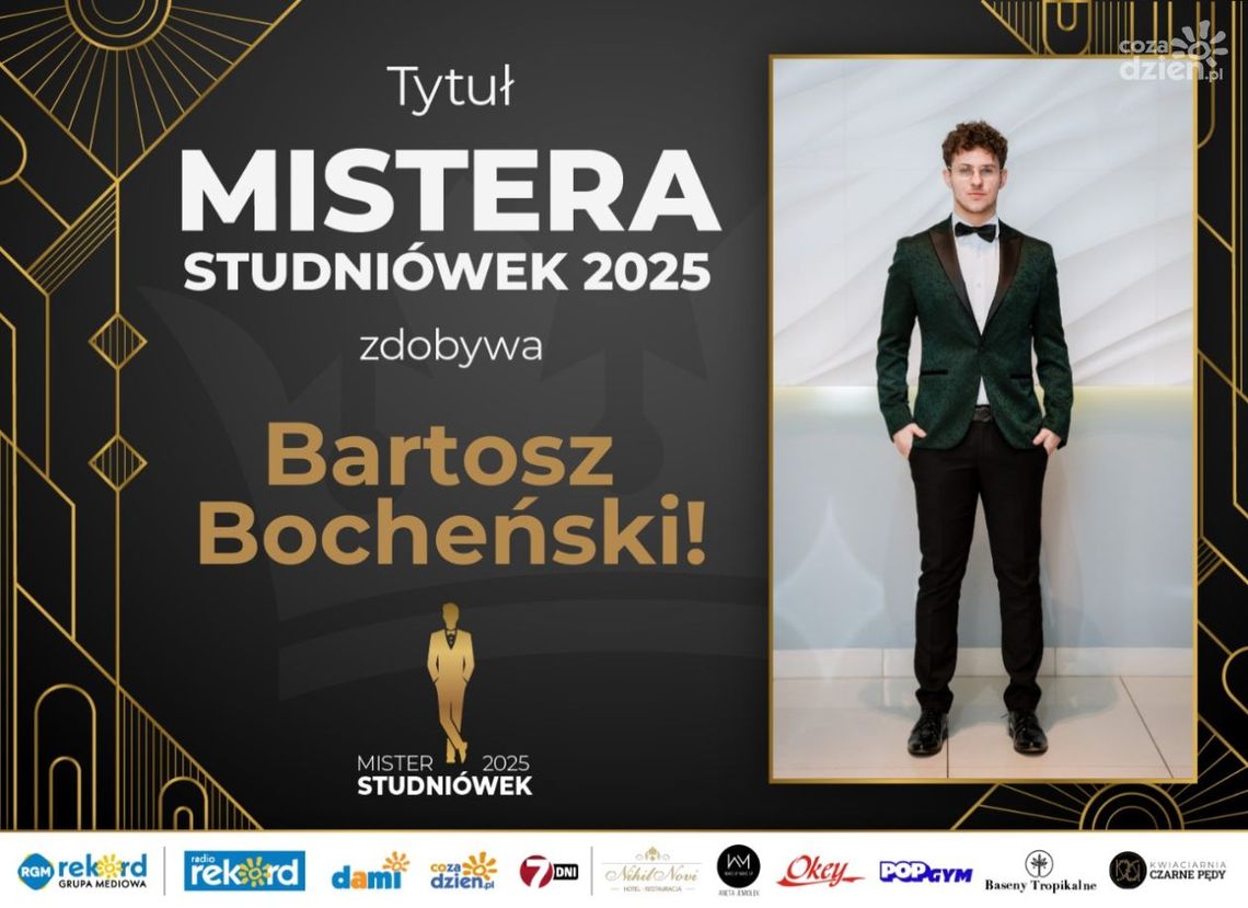 Mister Studniówek 2025: Wybrano najprzystojniejszego maturzystę 