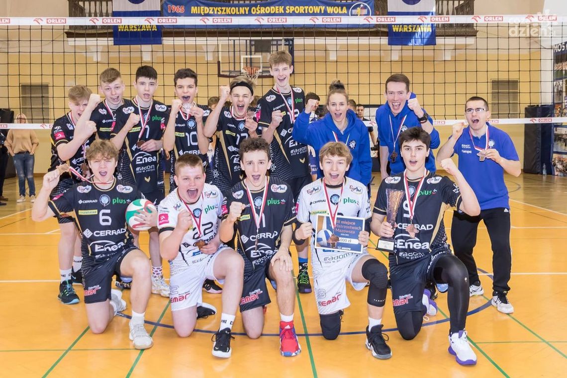 Młodzicy RCS Czarnych na podium mistrzostw Mazowsza