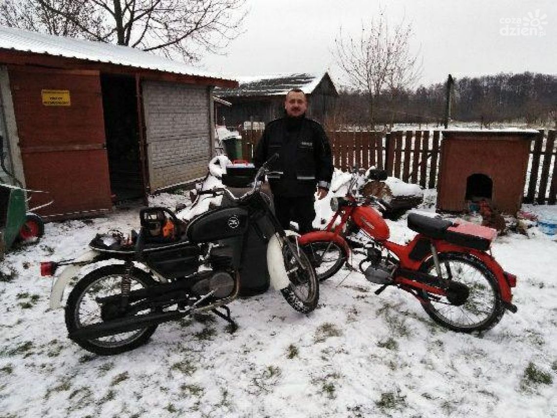 Mogielnica. Złodziej WSK-i i Rometa w rękach policji