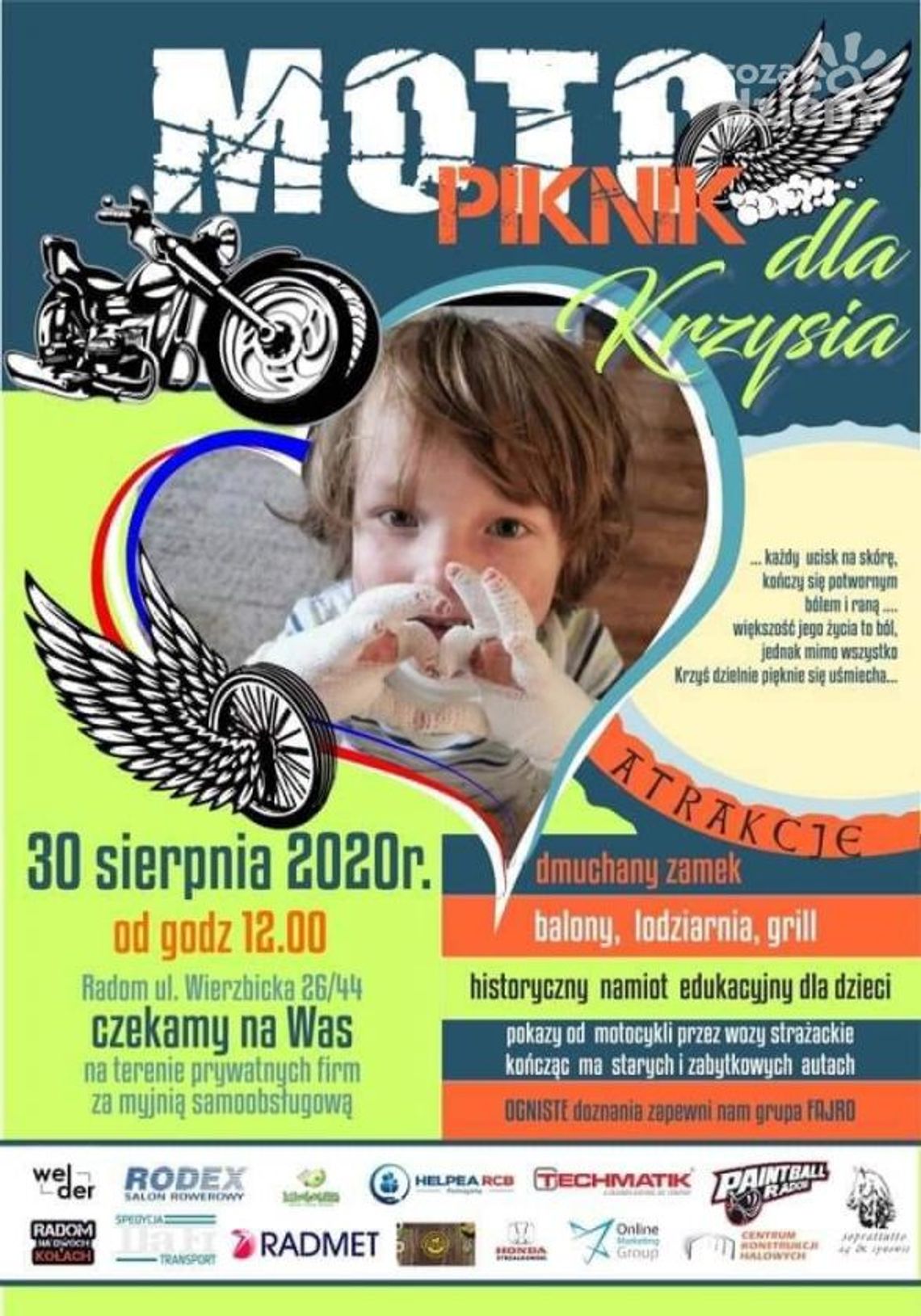 Moto Piknik dla Krzysia Moto Piknik dla Krzysia