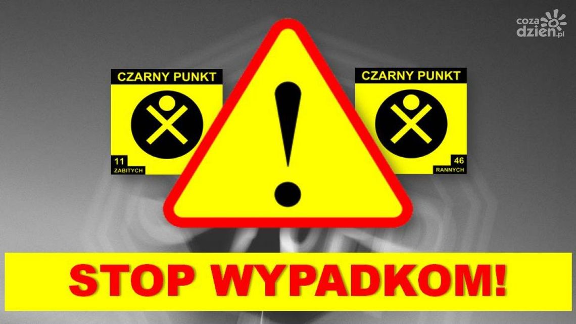 Motocyklista uderzył w słup oświetleniowy Motocyklista uderzył w słup oświetleniowy