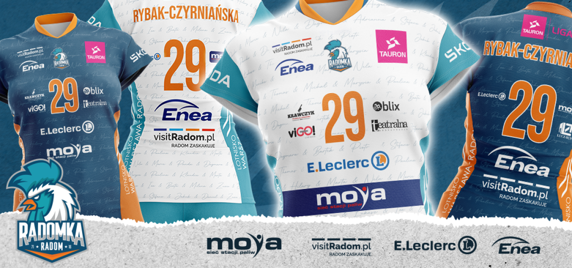 Moya Radomka Radom pokazała nowe stroje na sezon 2023/24 Moya Radomka Radom pokazała nowe stroje na sezon 2023/24