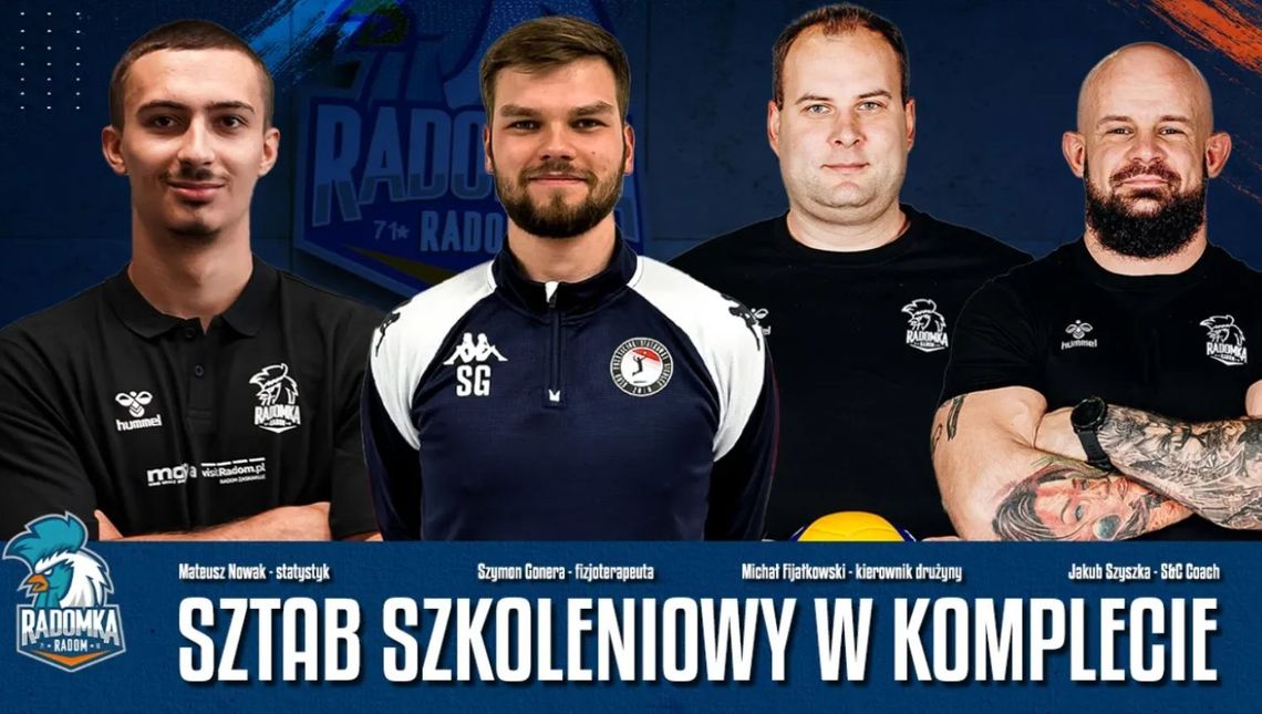 Moya Radomka Radom skompletowała sztab szkoleniowy na nowy sezon