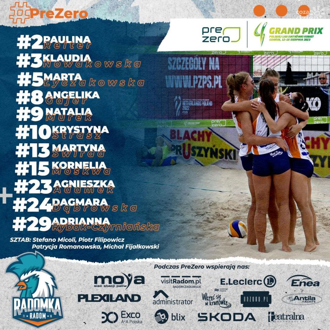 Moya Radomka Radom zagra na piasku w Gdańsku