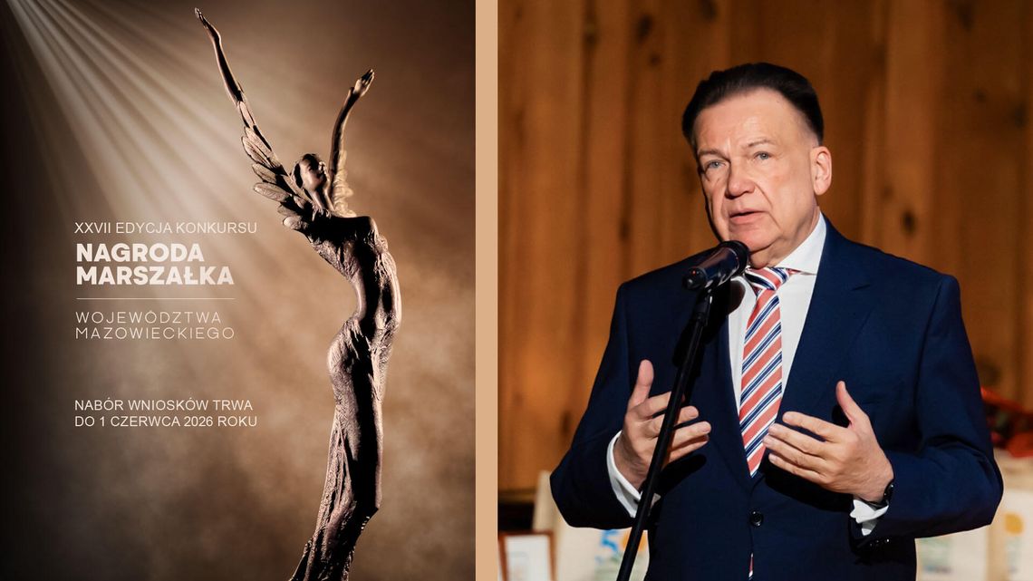 Można już zgłaszać kandydatów do Nagrody Marszałka Województwa Mazowieckiego