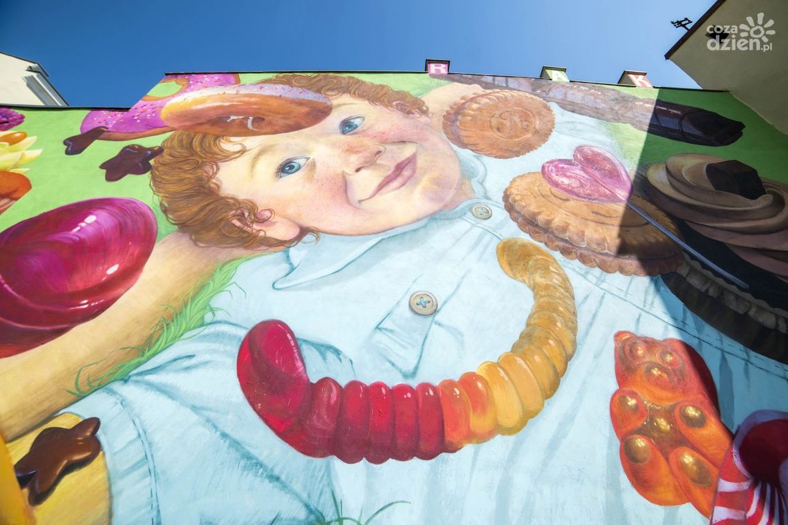 Mural "Dyzio Marzyciel" zdobi Radom