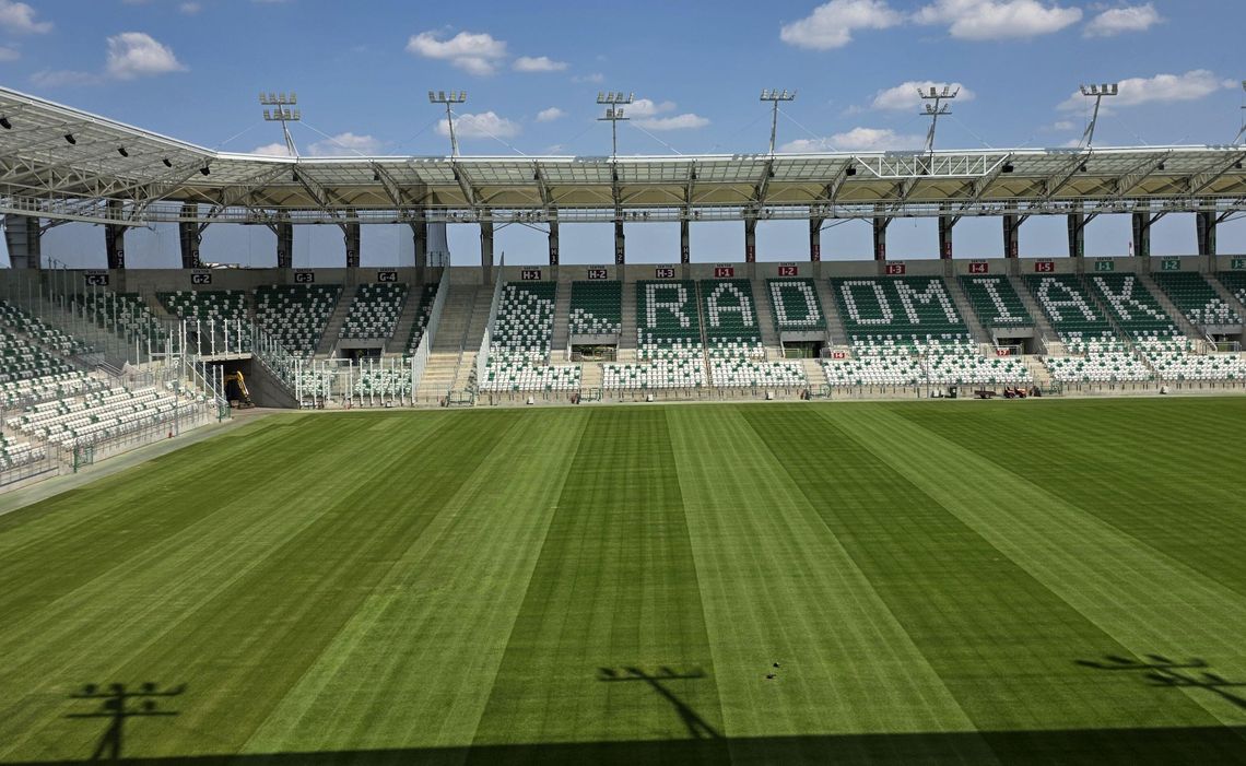 Murawa na stadionie przy Struga wymieniona. Tydzień do startu sezonu PKO BP Ekstraklasy Murawa na stadionie przy Struga wymieniona. Tydzień do startu sezonu PKO BP Ekstraklasy
