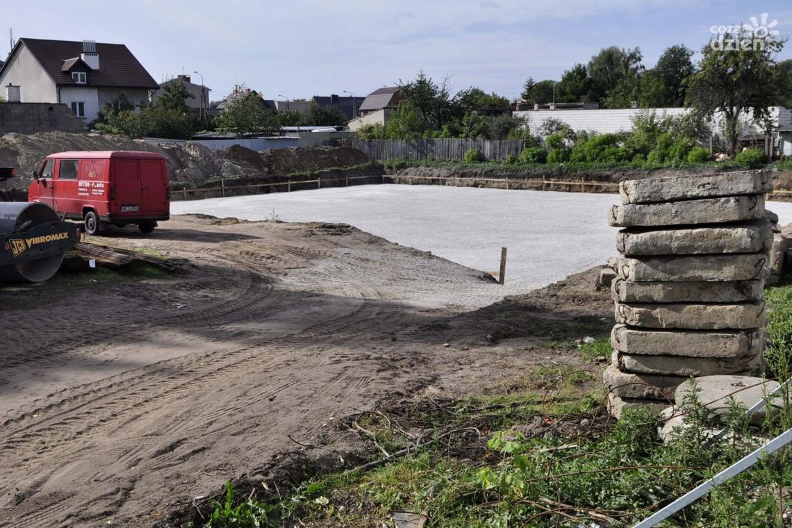 Na budowie Sanepidu - prace ruszyły