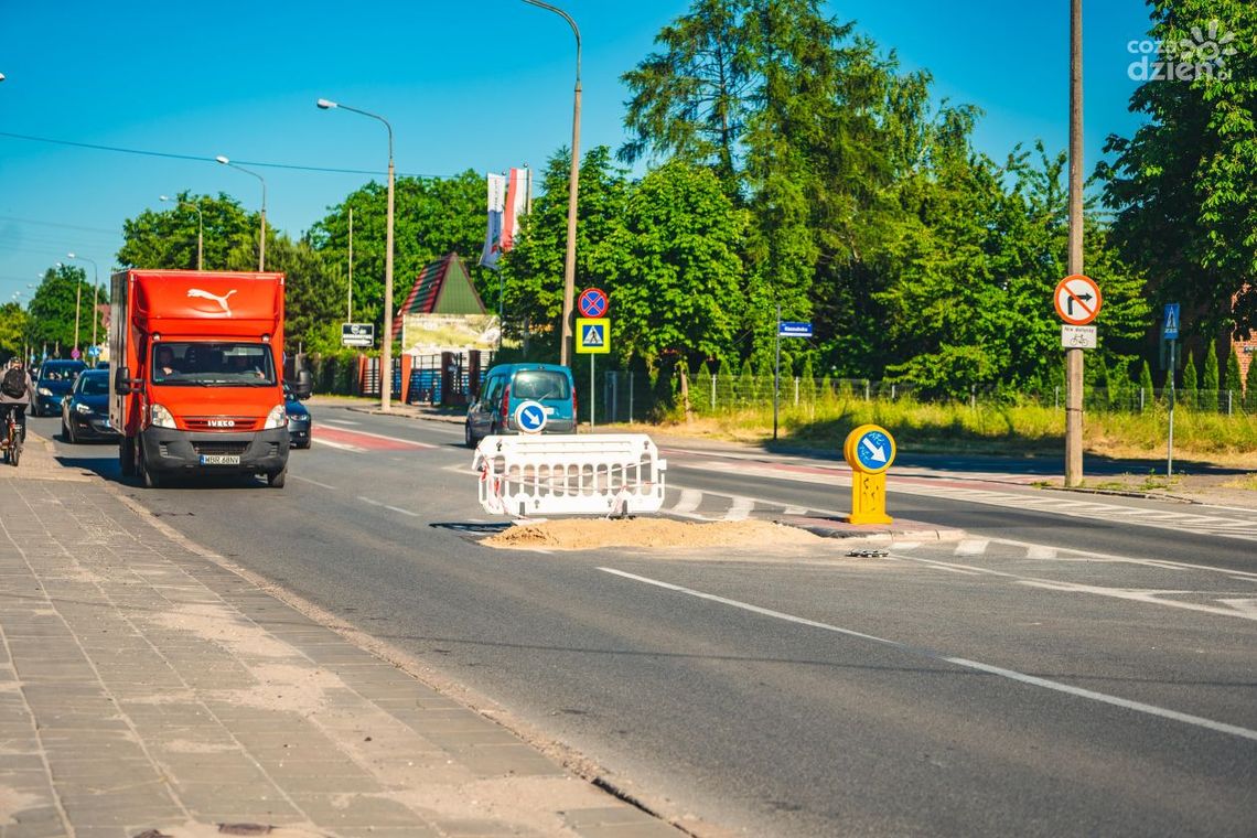 Na ul. Lubelskiej zapadła się jezdnia. Będzie naprawa Na ul. Lubelskiej zapadła się jezdnia. Będzie naprawa