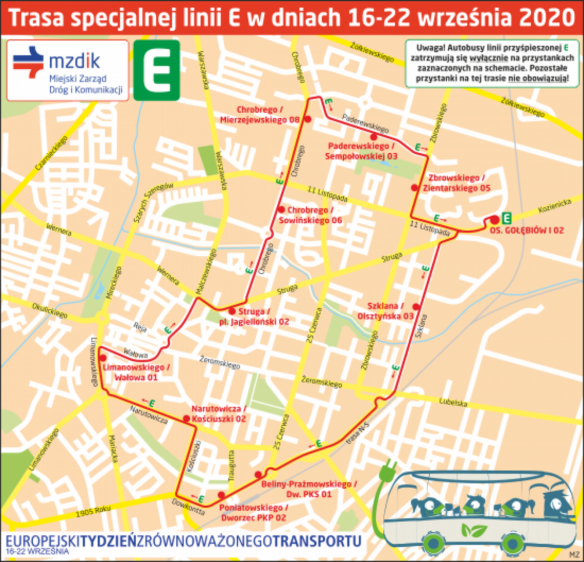 Na ulicach pojawi się przyspieszona linia E Na ulicach pojawi się przyspieszona linia E