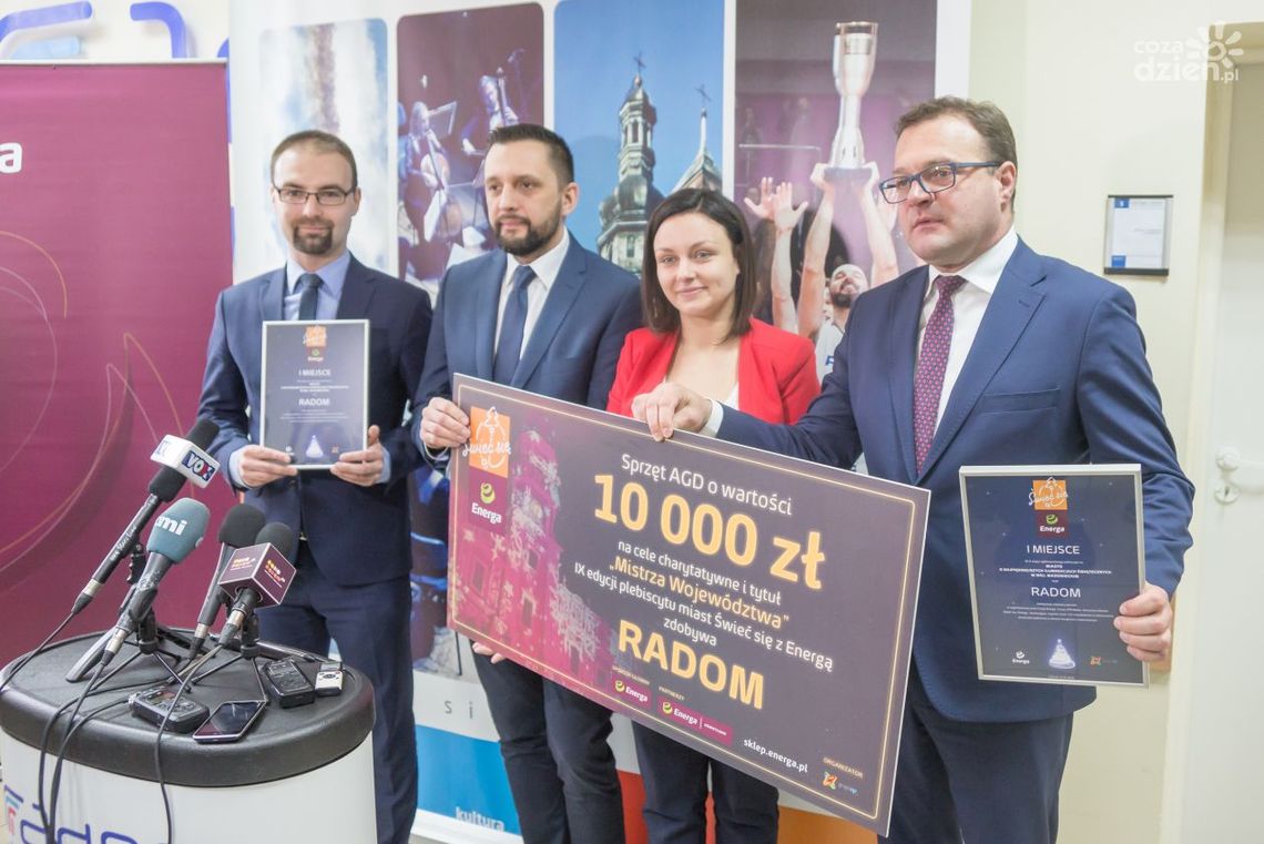 Nagroda za świąteczną iluminację dla Radomia Nagroda za świąteczną iluminację dla Radomia