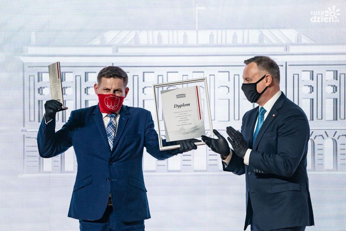 Nagrody od prezydenta wręczone. Widzialna Ręka Radom i Jakub Wachnicki laureatami Nagrody od prezydenta wręczone. Widzialna Ręka Radom i Jakub Wachnicki laureatami