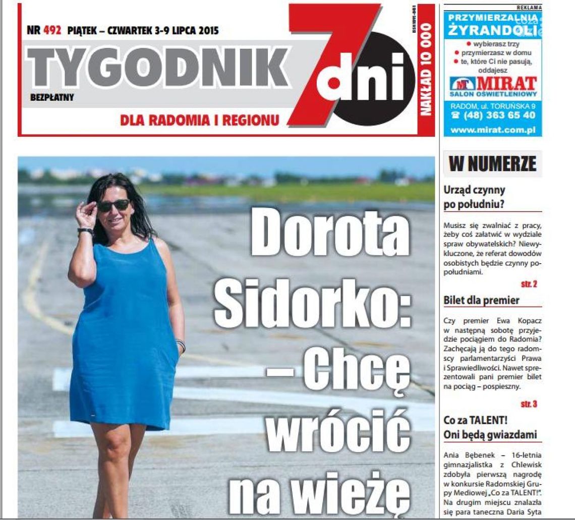 NAJNOWSZY TYGODNIK "7 DNI" DO POBRANIA TUTAJ!