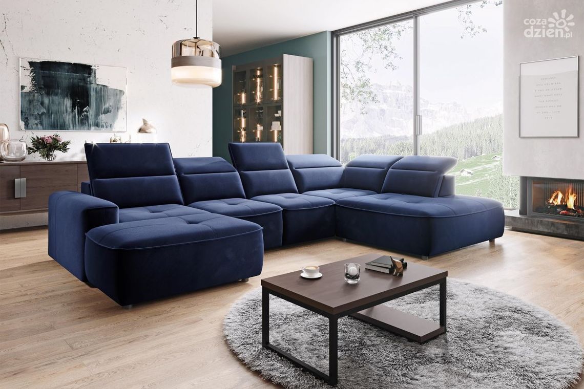 Narożnik w kształcie litery U - niezrównany do relaksu i komfortowego snu