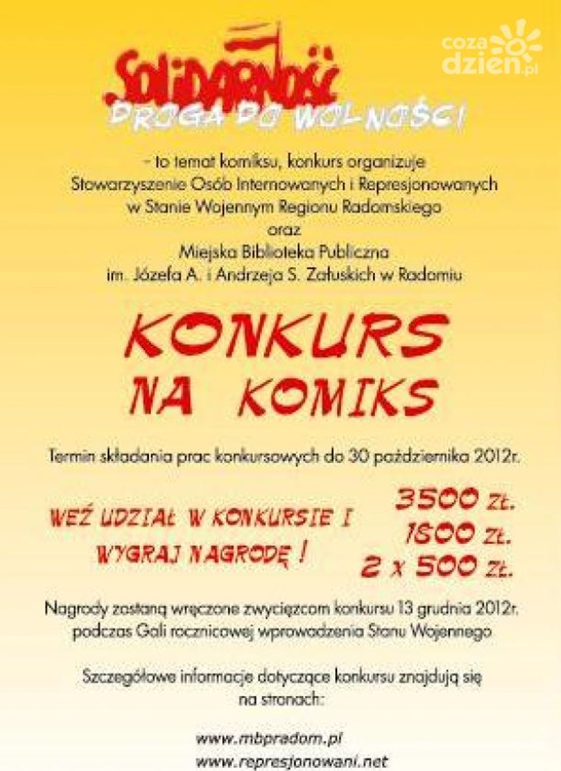 Narysuj komiks i wygraj 3,5 tys. zł!