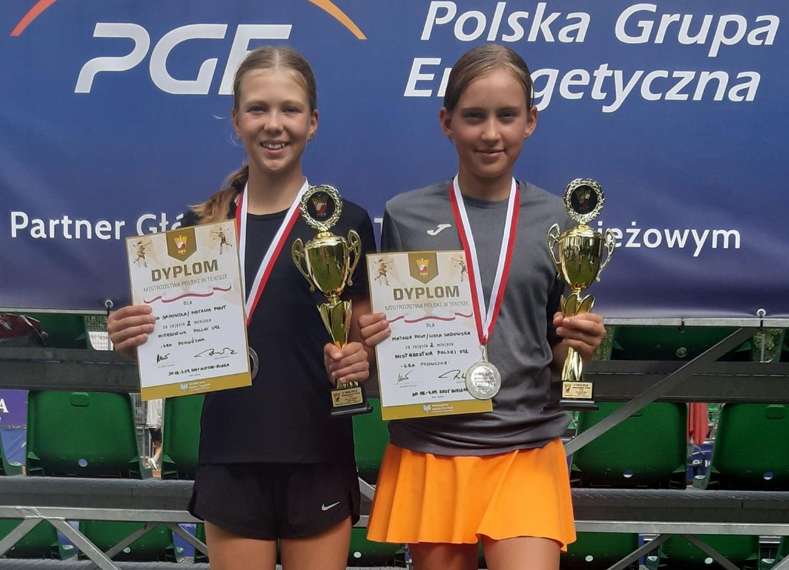 Natalia Polit z AT Masters Radom wicemistrzynią Polski w deblu