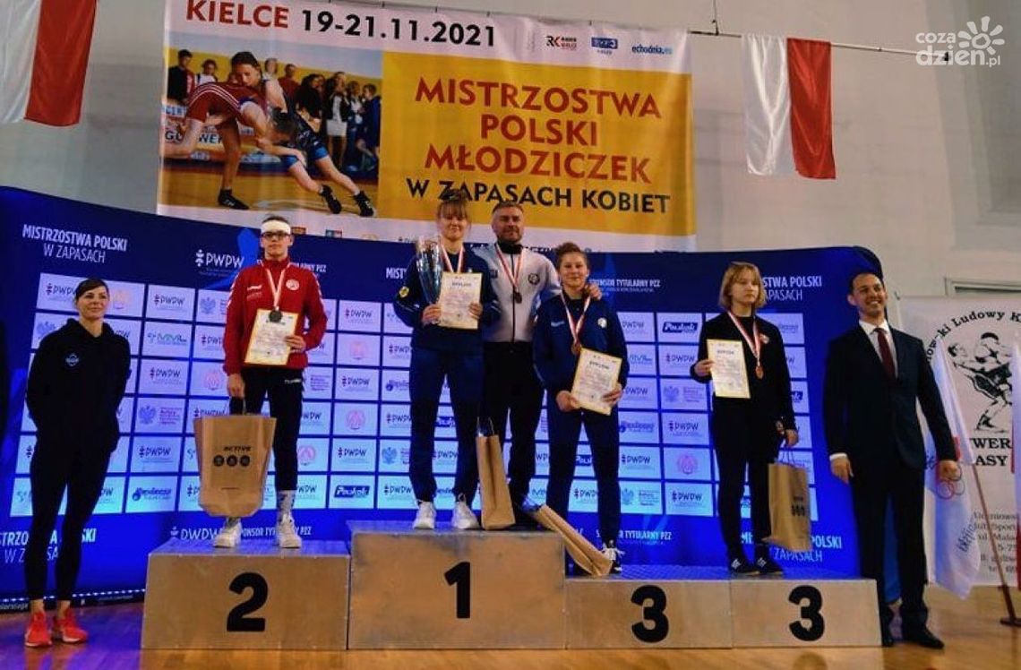 Natalia Zaręba ze srebrnym medalem mistrzostw Polski młodzików