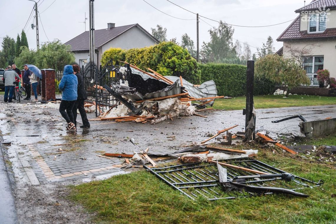 Nawałnica nad województwem mazowieckiem. Najwięcej interwencji w powiecie radomskim