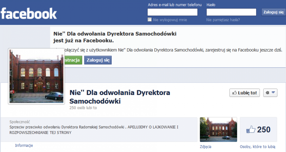 „Nie” dla odwołania dyrektora "Samochodówki" AKTUALIZACJA