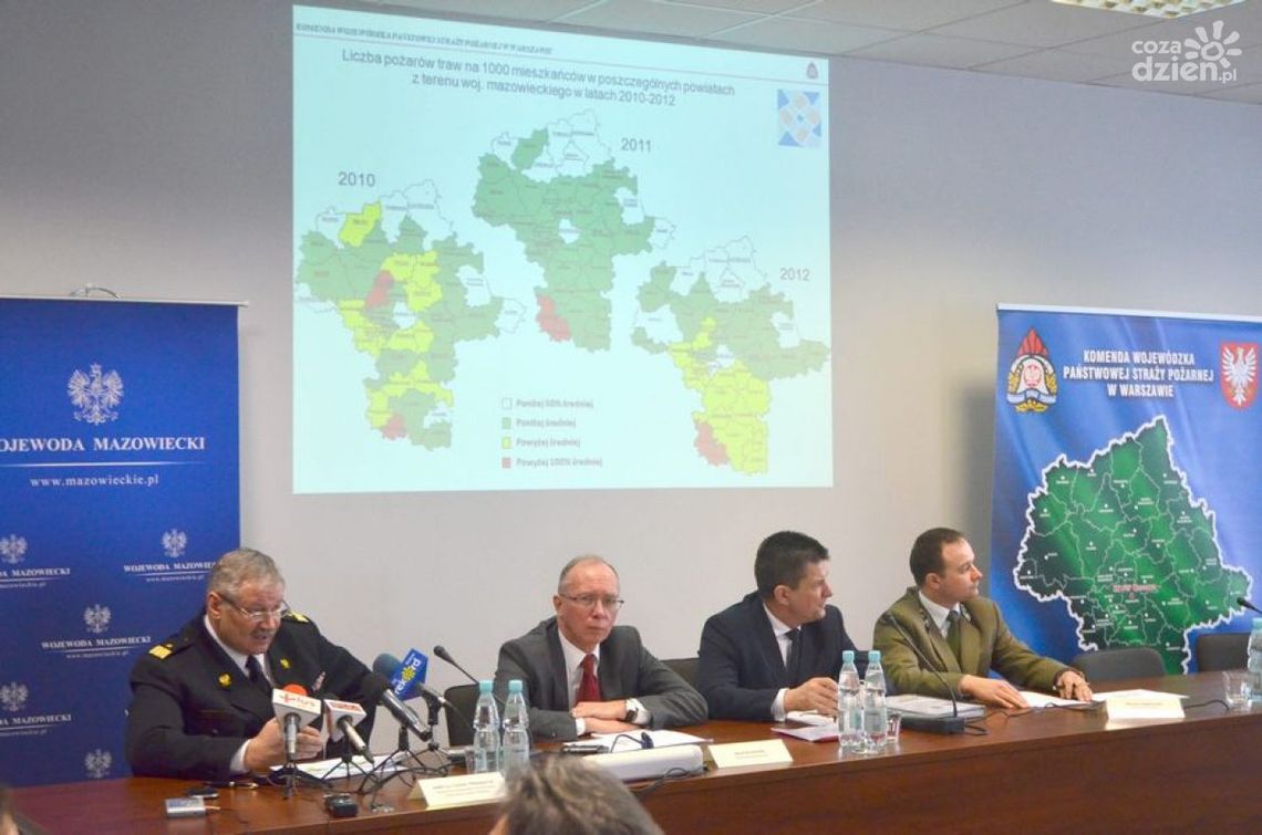 „NIE!" dla wypalania traw na Mazowszu