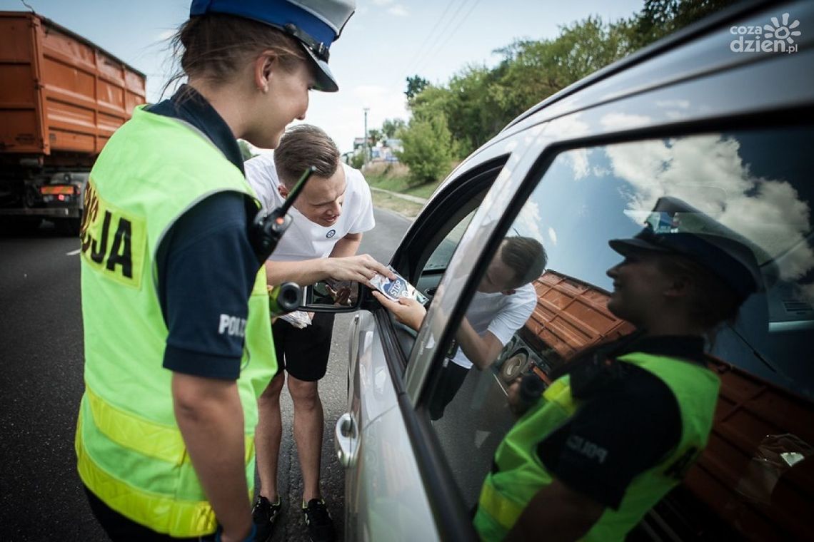 Niebieskie serca dla kierowców