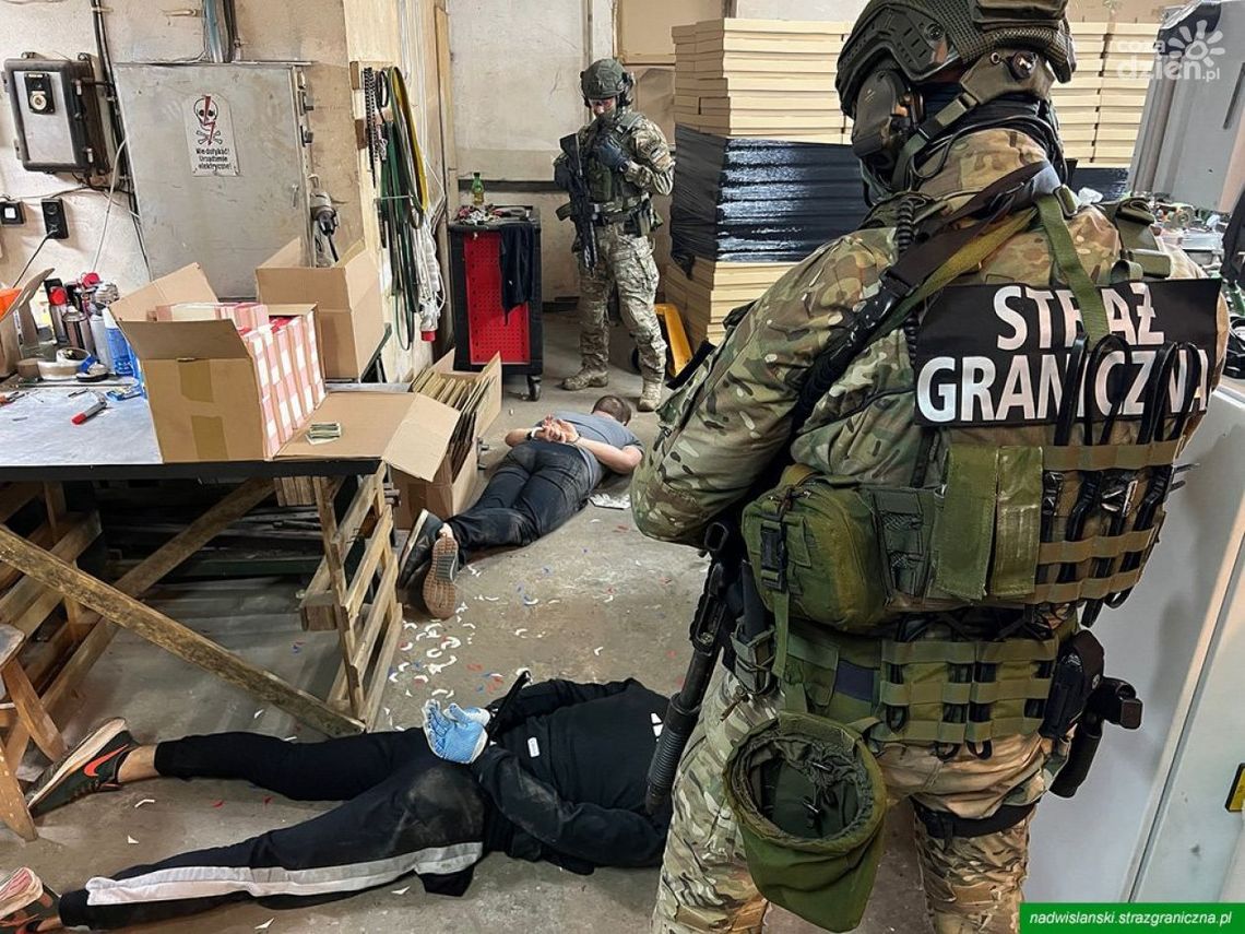 Nielegalna fabryka papierosów pod Grójcem