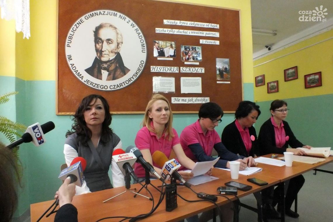 Niepokój w gimnazjum nr 2