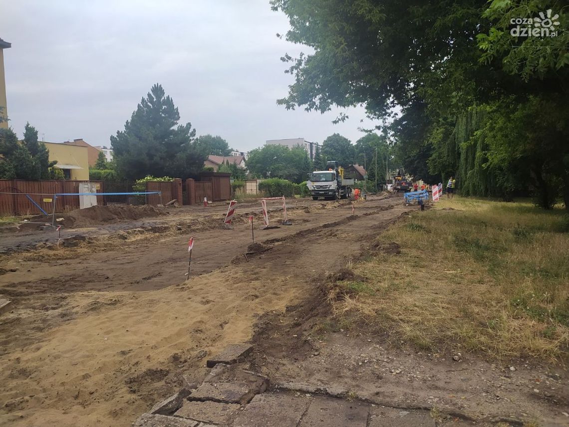 Niewybuch przy ul. Cichej