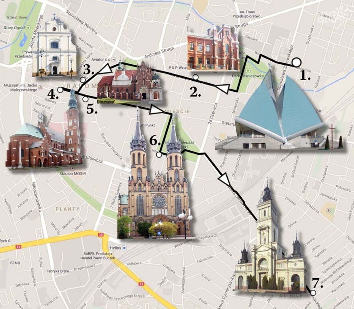 Niezwykła pielgrzymka do radomskich kościołów Niezwykła pielgrzymka do radomskich kościołów