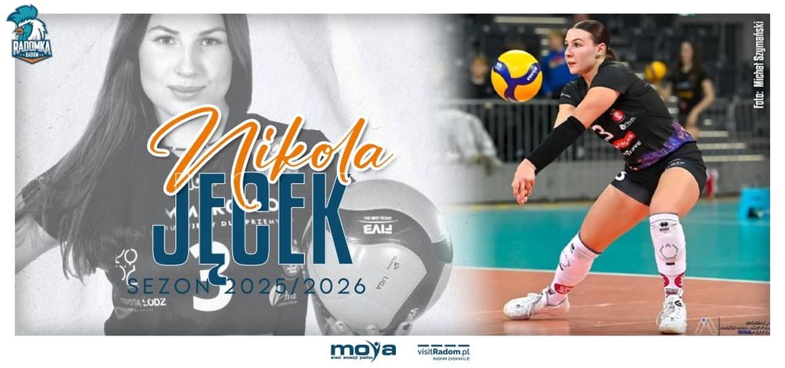 Nikola Jęcek nową libero Moya Radomki Radom