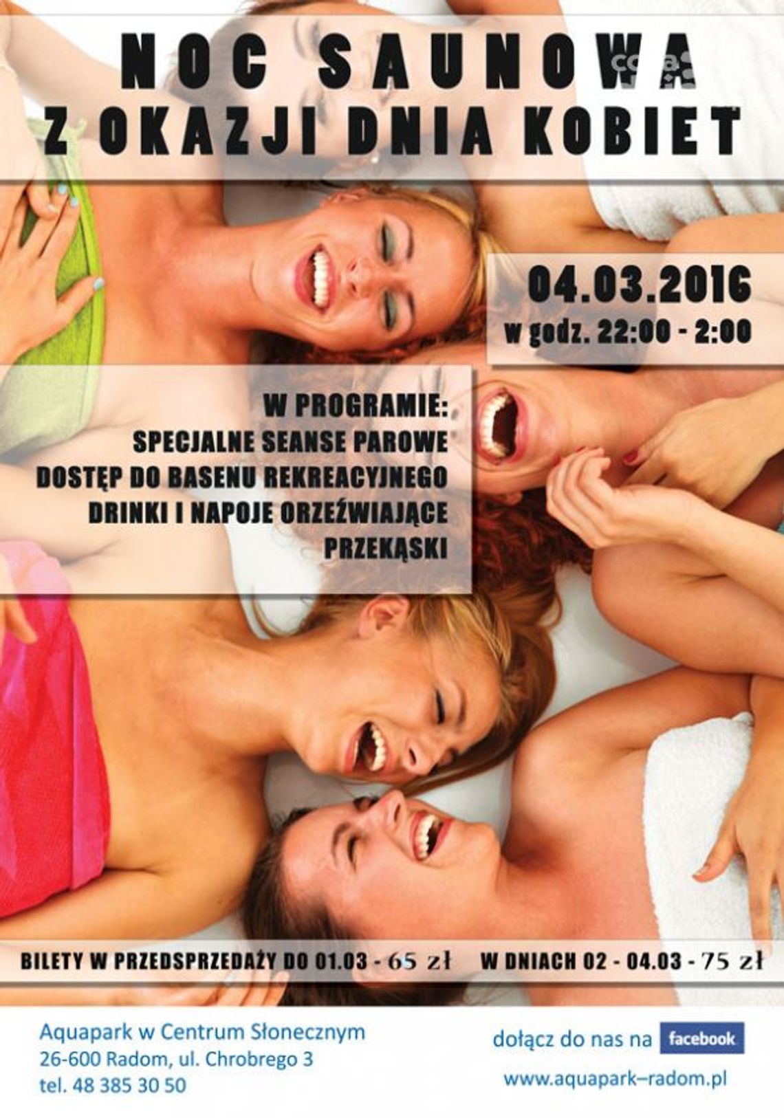 Noc Saunowa z okazji Dnia Kobiet