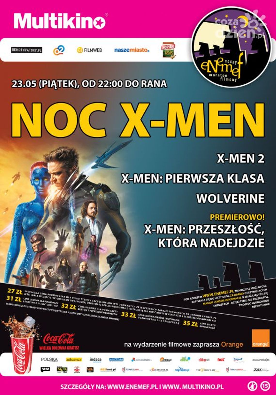 Noc X-Men w Multikinie