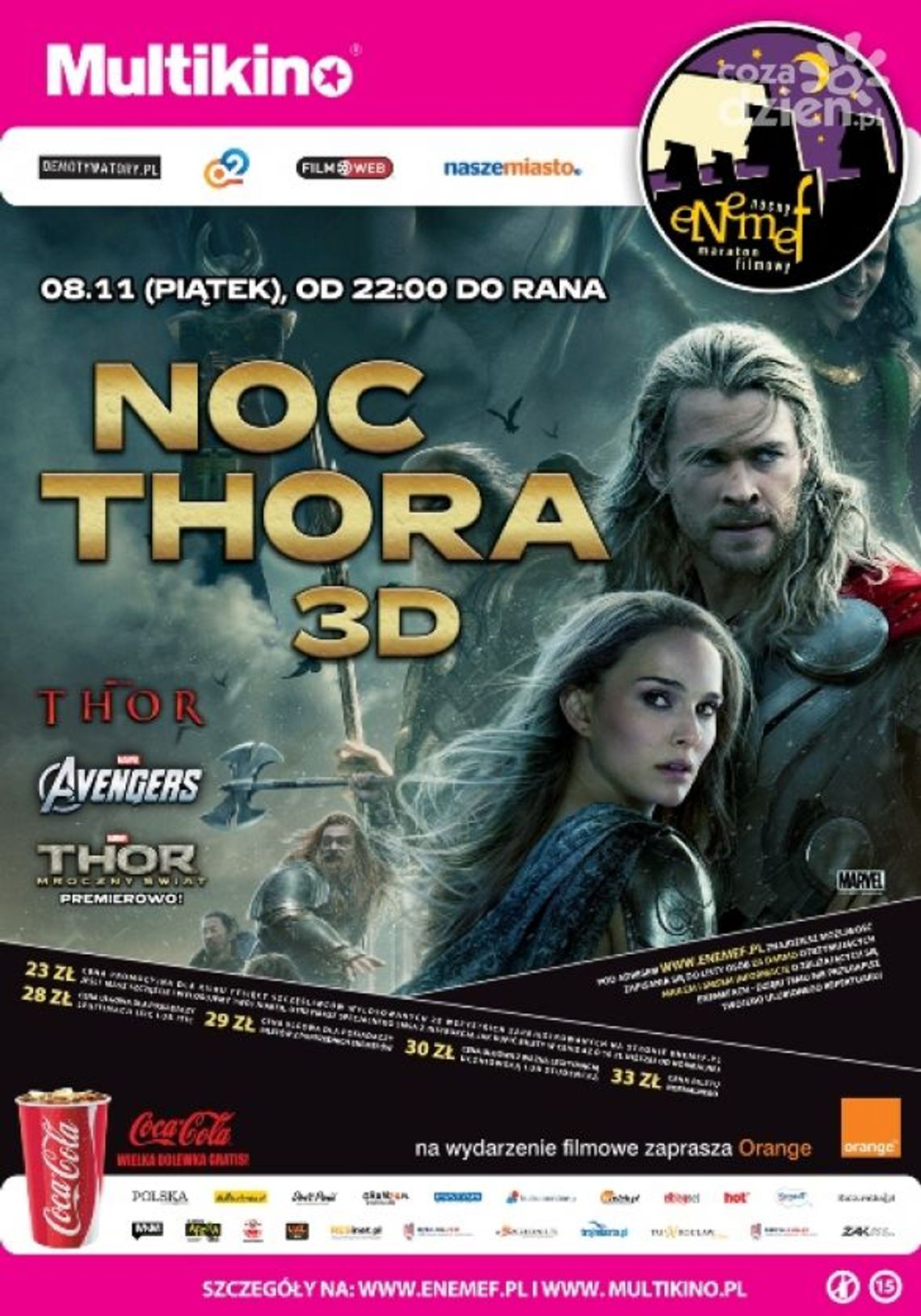 Nocny Maraton z Thorem w Multikinie! Nocny Maraton z Thorem w Multikinie!