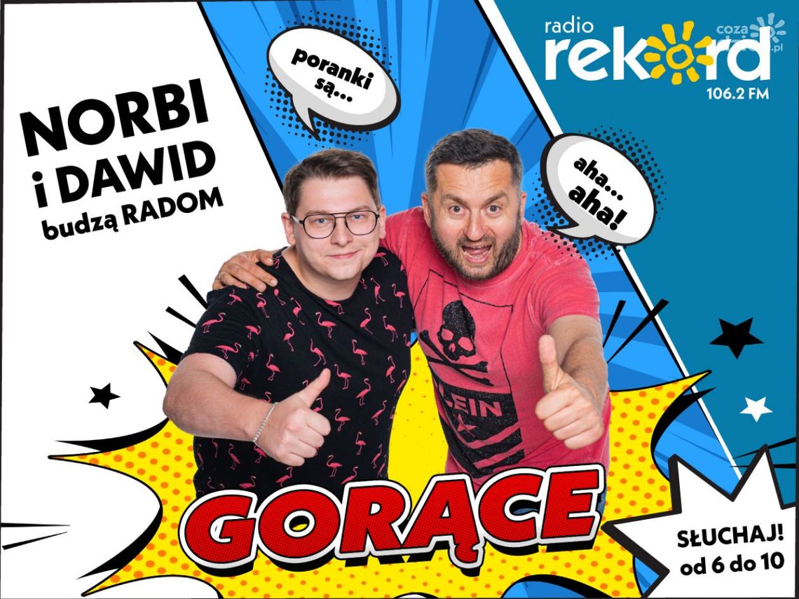 Norbi i Dawid poprowadzą poranek w Radiu Rekord