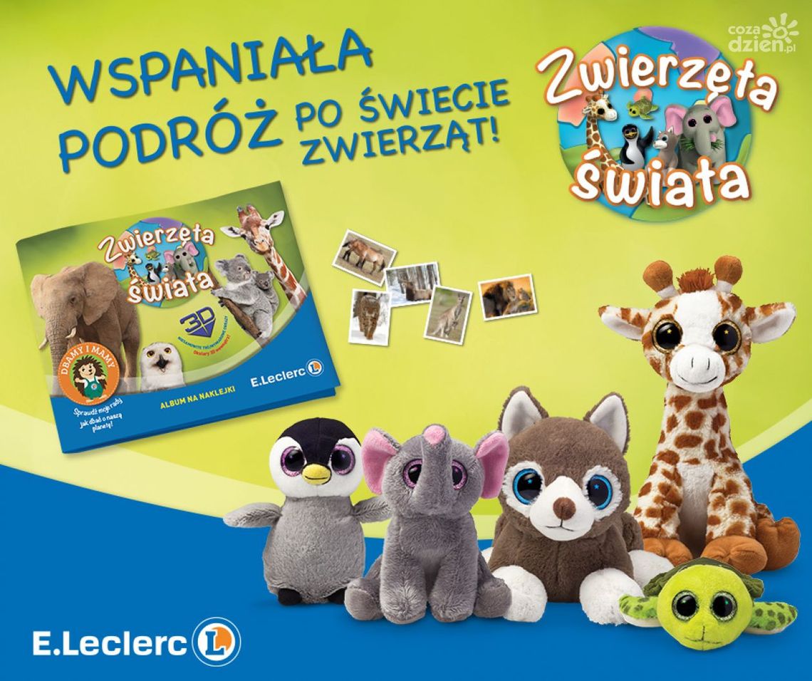 Nowa akcja E.Leclerc - Zwierzęta Świata! 