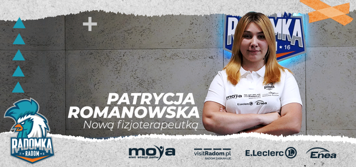 Nowa fizjoterapeutka w Radomce. Patrycja Romanowska wzmocniła sztab klubu
