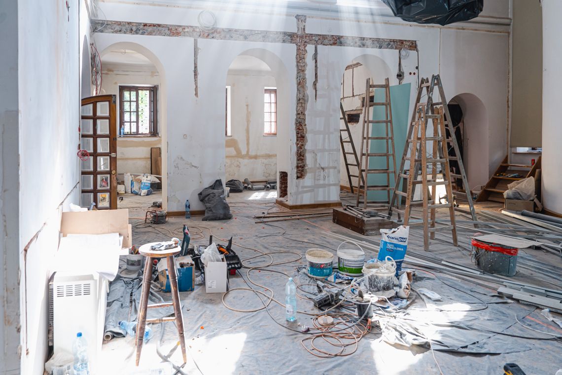 Nowe oblicze „Łaźni”. Trwa gruntowna przebudowa zabytkowego budynku