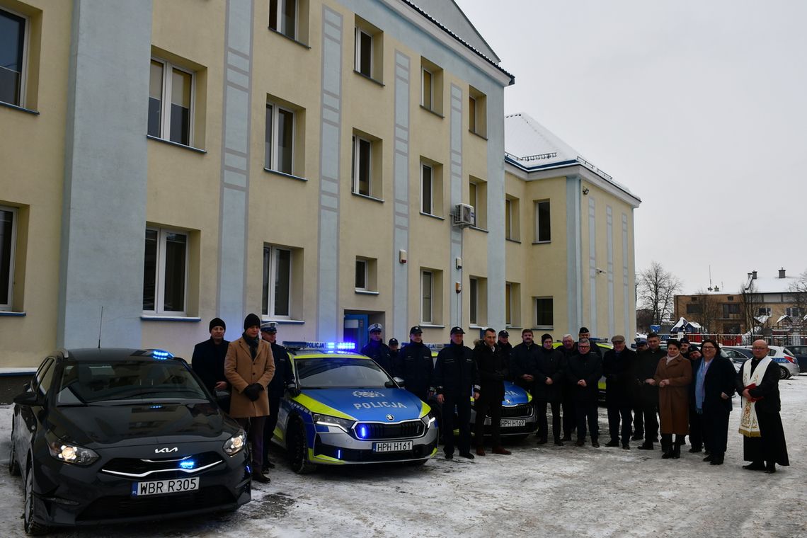 Nowe radiowozy w Komendzie Powiatowej Policji w Białobrzegach