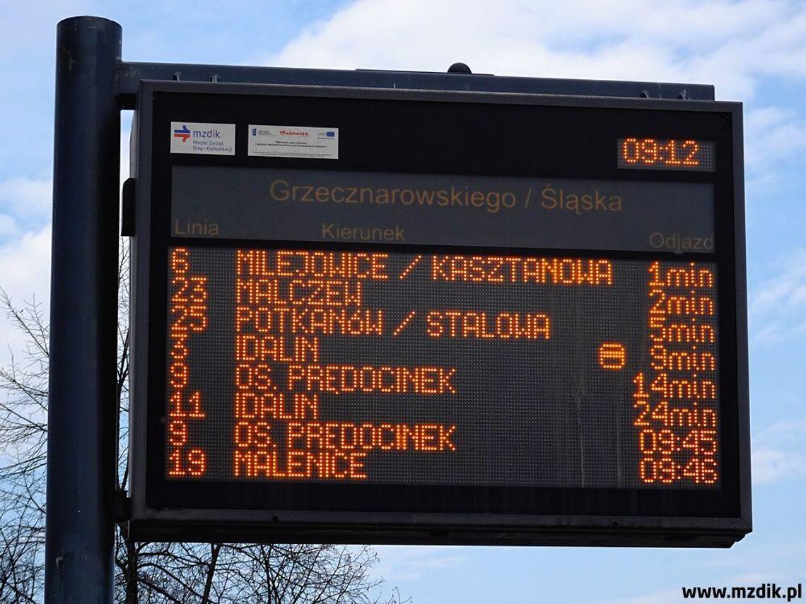 Nowe tablice informacji pasażerskiej w Radomiu. MZDiK ogłosił przetarg Nowe tablice informacji pasażerskiej w Radomiu. MZDiK ogłosił przetarg