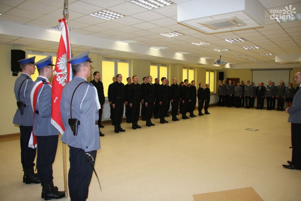 Nowi policjanci w garnizonie