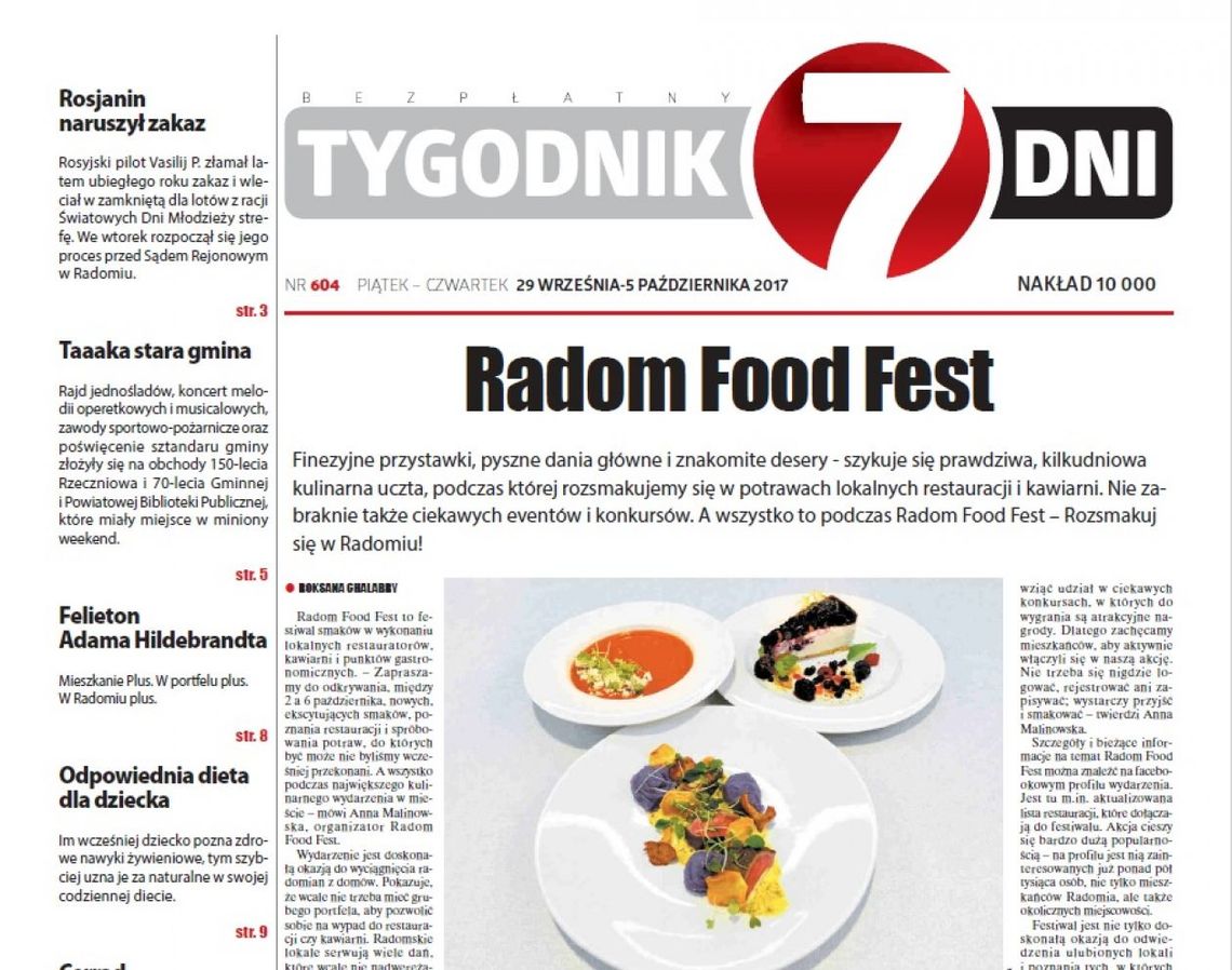 Nowy Bezpłatny Tygodnik "7 Dni" już do pobrania