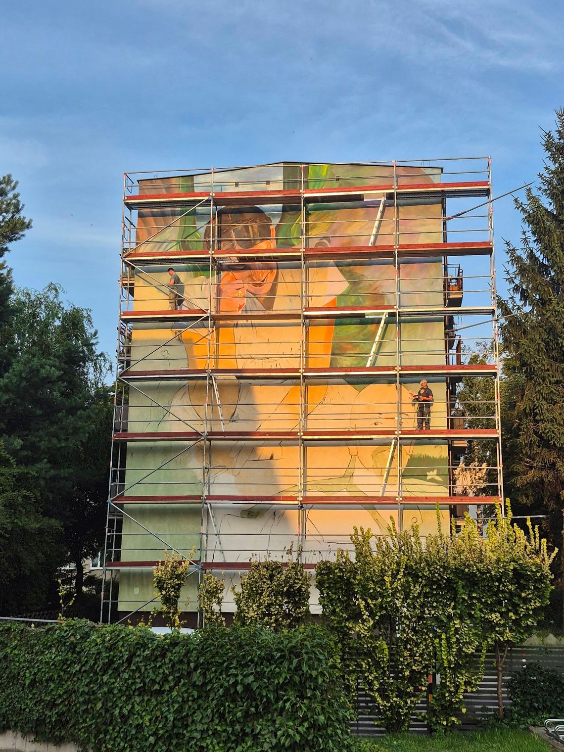 Nowy mural Jacka Malczewskiego powstaje w Radomiu Nowy mural Jacka Malczewskiego powstaje w Radomiu