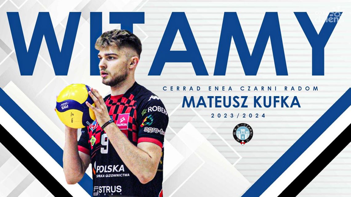 Nowy środkowy w Czarnych. Mateusz Kufka przenosi się do Radomia z KPS-u Siedlce