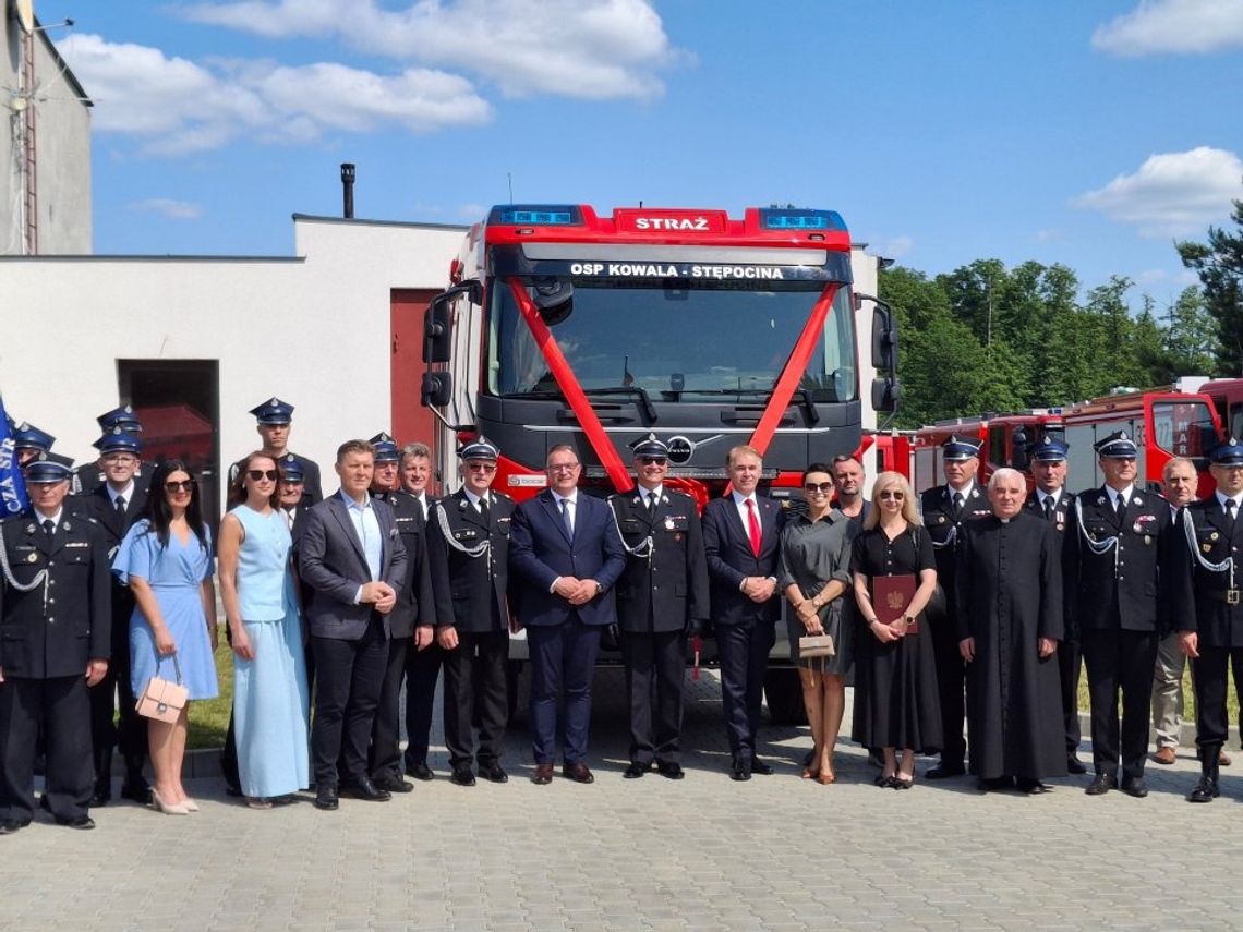 Nowy wóz strażacki w OSP w Kowali-Stępocinie