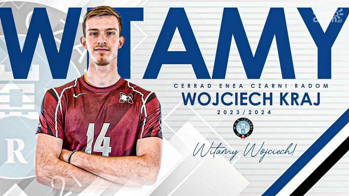 Nowy zawodnik w Czarnych. Środkowym zespołu z Radomia został Wojciech Kraj